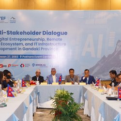 Multi-Stakeholder Dialogue on Digital Entrepreneurship, Remote Work Ecosystem & IT Infrastructure Development in Gandaki