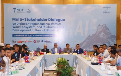 Multi-Stakeholder Dialogue on Digital Entrepreneurship, Remote Work Ecosystem & IT Infrastructure Development in Gandaki